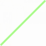 Optul Glass,float stringer,COE 82,transparent,light green,code 0072,diameter ca. 2 mm,length ca. 25 cm,10 pieces,item number 3591360-25.