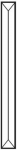 Bevel,pencil,rectangle,ca. 3/4 x 8",ca. 19,05 x 203,2 mm