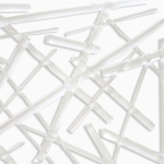 Oceanside glass noodle,COE 96,transparent,clear,code 00,length ca. 43 cm,1 piece
