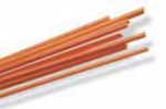 Oceanside Stringer,COE 96,System 96,orange,opalescent,code 171,diameter ca. 1,2 mm,length ca. 43 cm,ca. 90 pieces,ca. 142 g,item number 9680600.