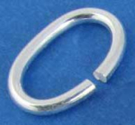 Biegering,oval,925er Sterling Silber,ca. 12 x 8 x 1,2 mm,1 Stück,Art.Nr. 3577I.