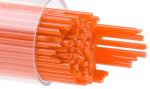 Bullseye Stringer,Ø ca. 2 mm,AK 90,opalescent,orange,Code 0125,ca. 180 g