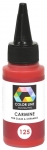Enamel paint for glass (COE82,COE90,COE96) and ceramic,Color Line 125,carmine,ca. 62 g,item number 5200125.