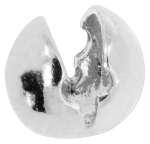 Click bead without loop,diameter ca. 5 mm,925 Sterling Silver,item number 3500C.