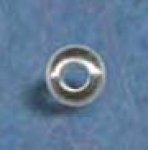 Intermediate part,Sterling Silver,bead,Ø ca. 5 mm,with hole,Ø ca. 2,2 mm