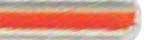 Moretti Glasstäbe,orange in klar,Ø ca. 6 mm,3 x ca. 33 cm