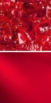 Oceanside Glass,frit,coarse,System 96,COE 96,transparent,cherry red,code 151,ca. 100 g,item number 9671213.