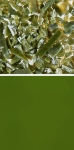 Oceanside Glass,frit,coarse,System 96,COE 96,opalescent,olive green,code 782,ca. 100 g,item number 9679513.