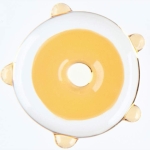 Oceanside glass rod,System 96,COE 96,transparent,pale amber,code 1102,diameter ca. 4 - 6 mm,length ca. 48 cm,item number 9640100.