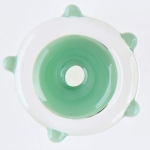 Oceanside Glasstab,AK 96,opalescent,pastellgrün,Code 2222,Ø ca. 4 - 6 mm,L. ca. 48 cm