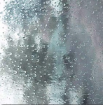 Oceanside Glass,COE 96,Sp 100 RW F,cathedral glass,clear,rain water,ca. 30 x 30 cm,item number 9700034-30.