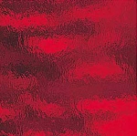 Oceanside Glas,AK 96,Sp 151 RR F,transparent,kirschrot,ca. 30 x 30 cm,Artikelnummer 9700304-30.