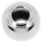 Quetschkugeln,Quetschperlen,Sterling Silber,Kugeldurchmesser ca. 2,2 mm,Lochdurchmesser ca. 1 mm,20 Stücke,Artikelnummer 3614-20.