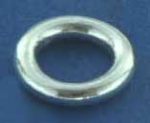 Ring,geschlossen,925er Sterling Silber,Stärke ca. 1,5 mm,Ø ca. 8 mm,1 Stück
