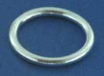 Ring,geschlossen,925er Sterling Silber,Stärke ca. 1,5 mm,Ø ca. 14 mm,1 Stück