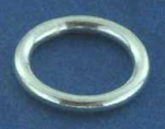 Ring,geschlossen,925er Sterling Silber,Stärke ca. 1 mm,Ø ca. 8 mm,1 Stück