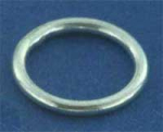 Ring,geschlossen,925er Sterling Silber,Stärke ca. 1 mm,Ø ca. 9 mm,1 Stück