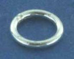Ring,geschlossen,925er Sterling Silber,Stärke ca. 0,7 mm,Ø ca. 4,8 mm,1 Stück