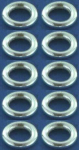 Ringe,geschlossen,925er Sterling Silber,Stärke ca. 1,5 mm,Ø ca. 7 mm,10 Stücke,Artikelnummer 3571C-10.
