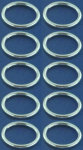 Ringe,geschlossen,925er Sterling Silber,Stärke ca. 1,5 mm,Ø ca. 14 mm,10 Stücke,Artikelnummer 3571J-10.