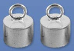 Ringhülsen,Länge ca. 10 mm,Innendurchmesser ca. 6,2 mm,925er Sterling Silber,2 Stücke,Artikelnummer 3529I-2.