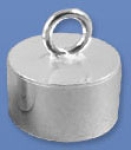 Ringhülse,Länge ca. 10 mm,Innendurchmesser ca. 8,2 mm,925er Sterling Silber,Artikelnummer 3529L.